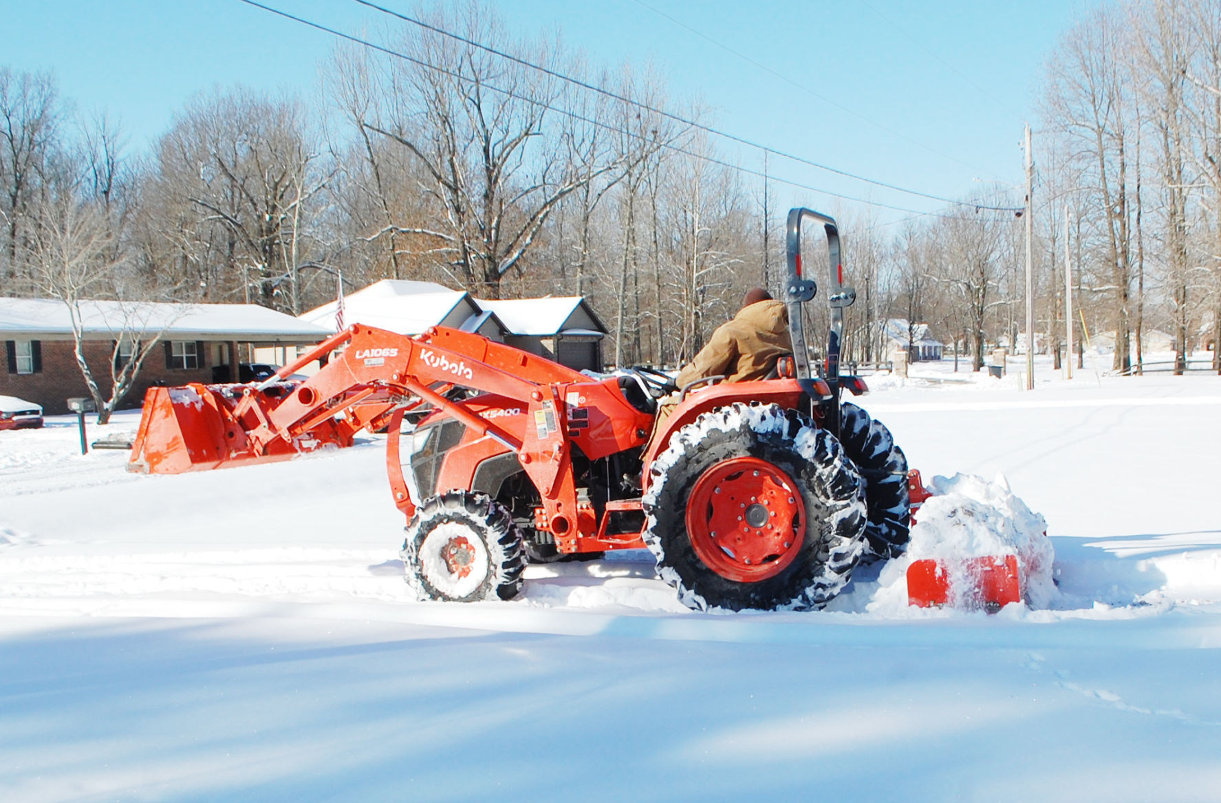 Digging out